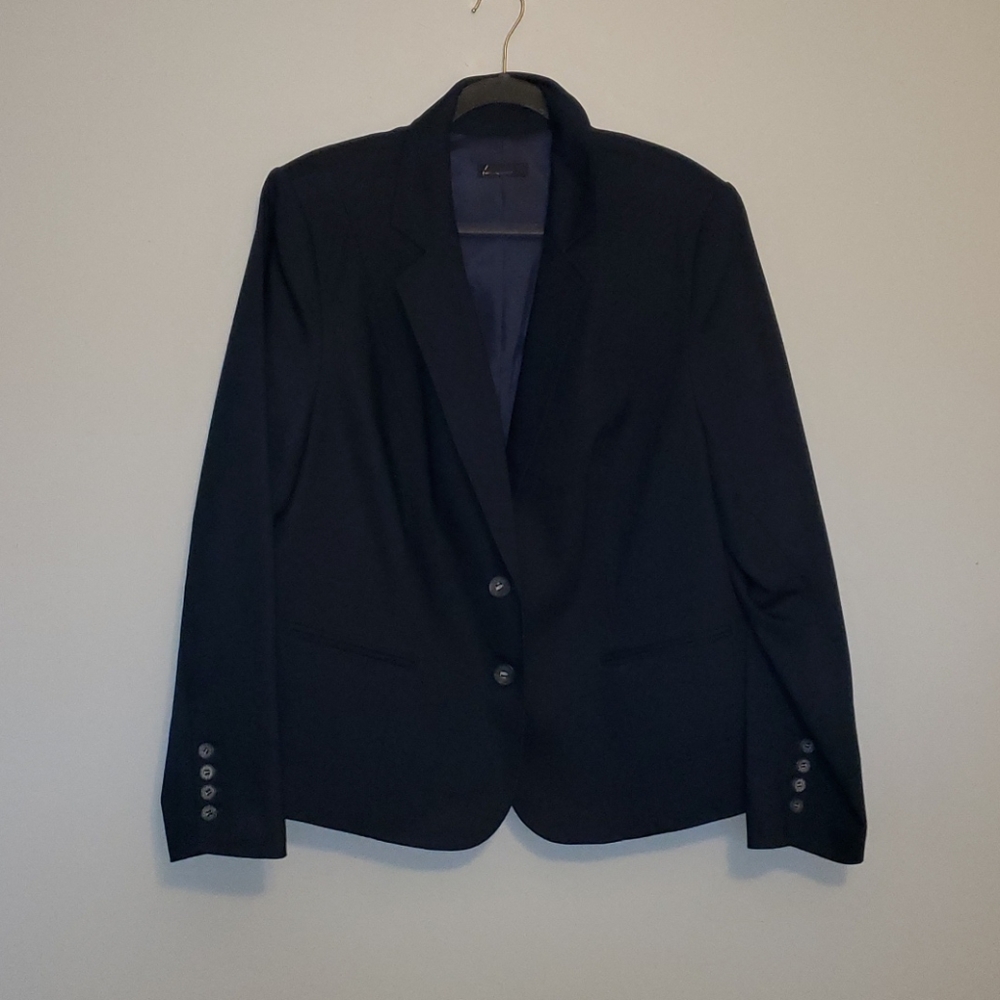 Lane Bryant Navy Blue Blazer